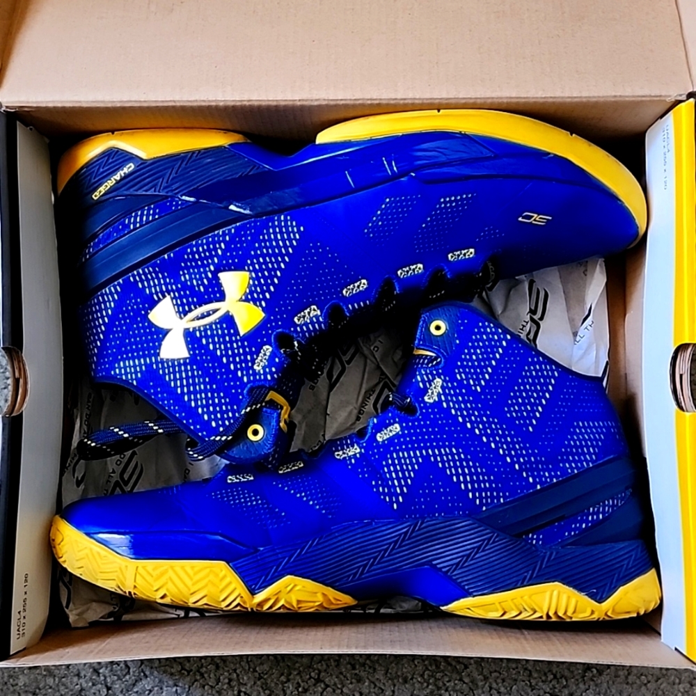 Under Armour Curry 2 Blue/Yellow